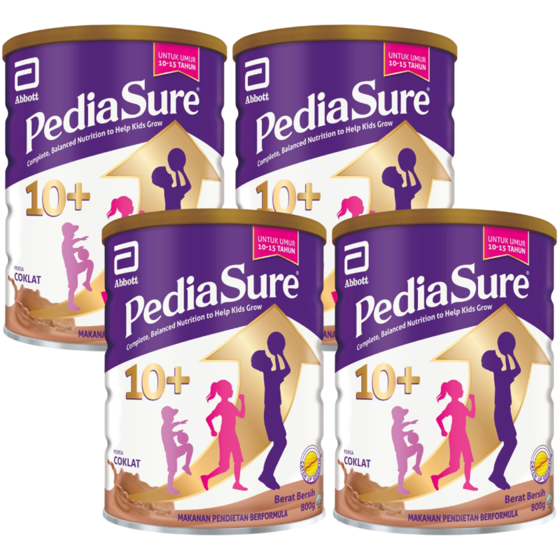 Pediasure 10+ Chocolate 4 Cans