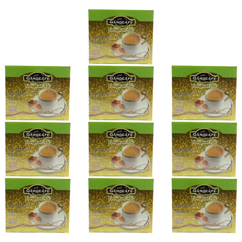 Gano Excel Gano Cafe Ginseng Tongkat Ali 10 Boxes