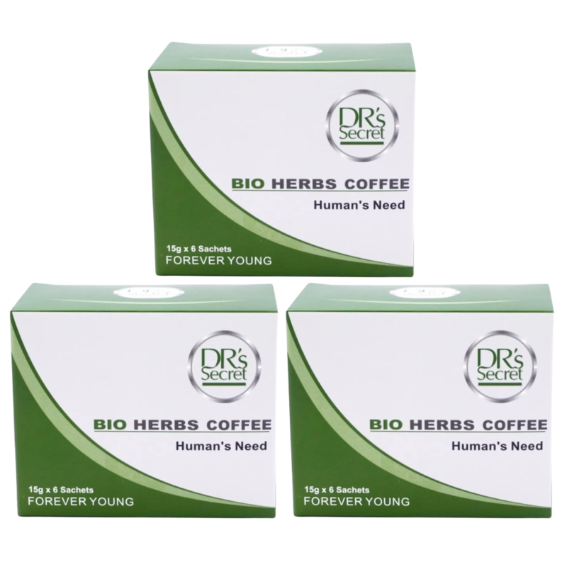 Drs Secret Bio Herbs Coffee 3 Boxes