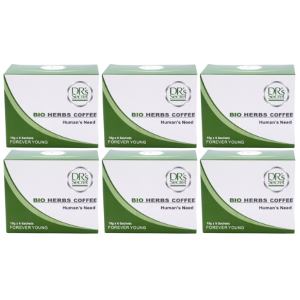 Drs Secret Bio Herbs Coffee 6 Boxes