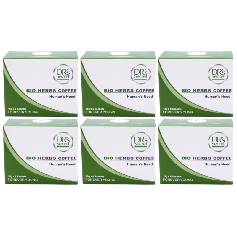 Drs Secret Bio Herbs Coffee 6 Boxes